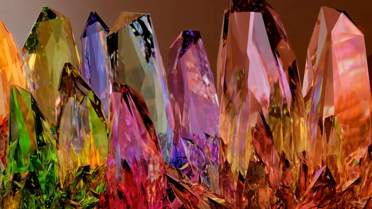Final crystal cave render