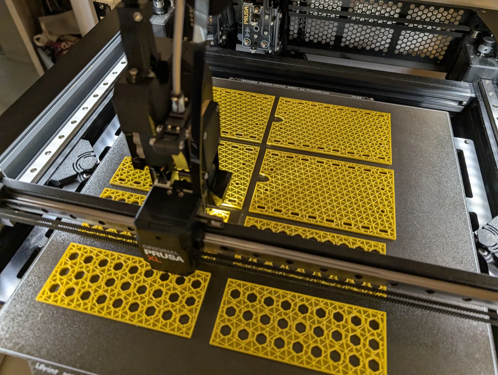 Sensor enclosures being produced on a 3D printer